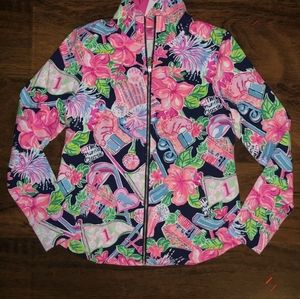 Lilly Pulitzer Navy Honda Classic Jacket XS